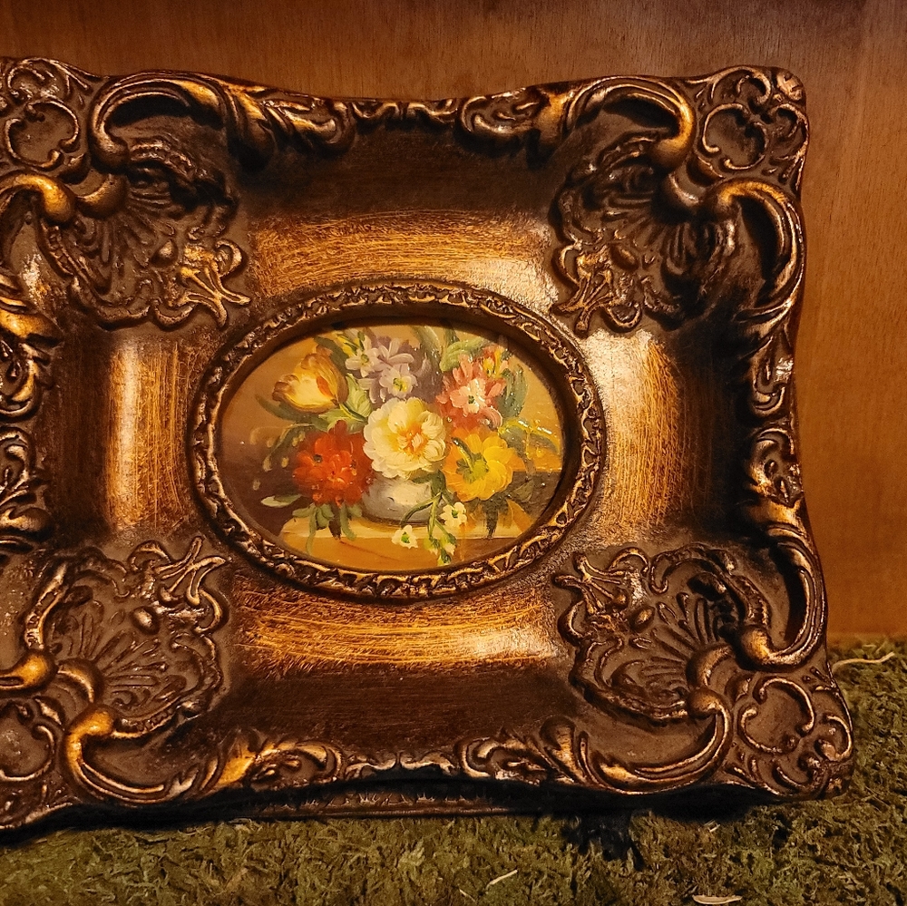 Miniature oil painting